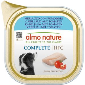 11x Almo Nature HFC Alu Hondenvoer Kabeljauw & Zalm 150 gr