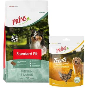Prins ProCare Standard Fit 20 kg & Treats Chicken Pakket