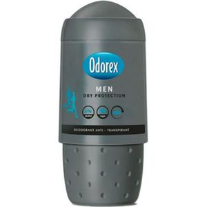 6x Odorex For Men Dry Protection Deodorant Roller 50 ml