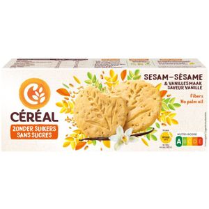 3x Céréal Sesamkoekjes met Vanillesmaak 132 gr