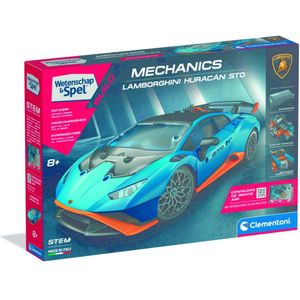 Clementoni Wetenschap en Spel Mechanics Lamorghini Huracan STO - Bouw je eigen realistische model! Geschikt voor kinderen vanaf 8 jaar.