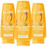 3x L'Oréal Elvive Extraordinary Oil Conditioner Kokos 200 ml