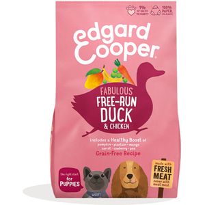 Edgard & Cooper Hondenvoer Puppy Scharrelkip - Scharreleend 700 gr