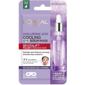 1+1 gratis: L'Oréal Revitalift Filler [HA] Verkoelend Oogserum Masker