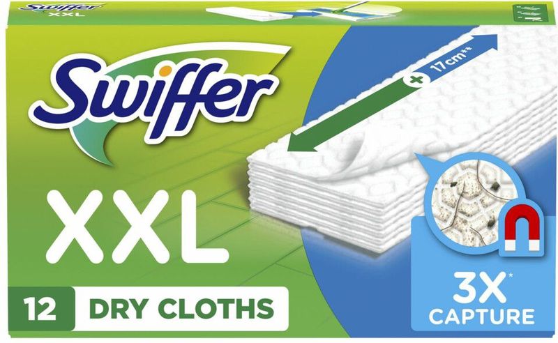 Swiffer - Vloerreiniger - Droge Vloerdoekjes - 12 Stuks