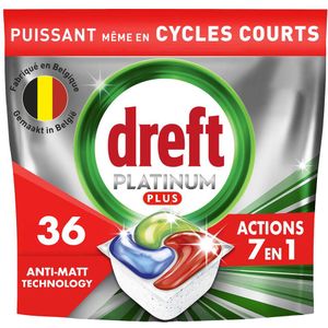 Dreft Vaatwastabletten Platinum Plus All In One 36 stuks