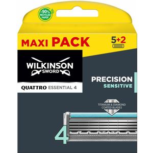 Wilkinson Scheermesjes quattro titanium sensitive 5+2 7 stuks