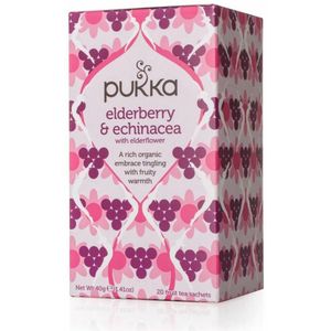 3x Pukka Thee Elderberry Echinacusda 20 stuks