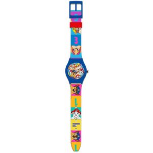 Analoog Horloge in Metalen Blik Paw Patrol