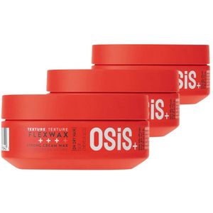 3x Schwarzkopf Professional OSiS Extra Strong Flex Waxx 85 ml