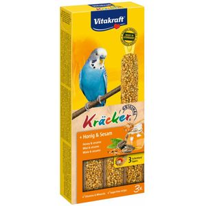 Vitakraft Parkiet Kracker Honing - Sesam 2 stuks