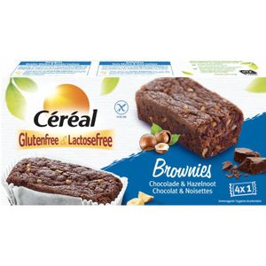 6x Céréal Brownies Chocolade en Hazelnoot 150 gr