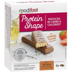Modifast Protein Shape Reep Chocolade-Karamel 6 x 27 gr