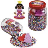 Hama Strijkkralen Set in Pot 7000 stuks Roze