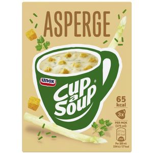 6x Unox Cup-a-Soup Asperge 3 x 175 ml