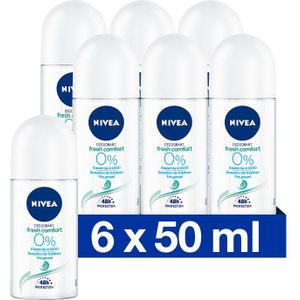 6x Nivea Deodorant Roller Fresh Comfort 50 ml