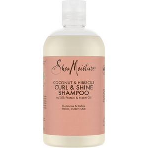 6x Shea Moisture Coconut & Hibiscus Curl & Shine Shampoo 384 ml
