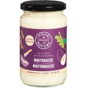 3x Your Organic Nature Mayonaise Vol & Romig Biologisch 370 ml