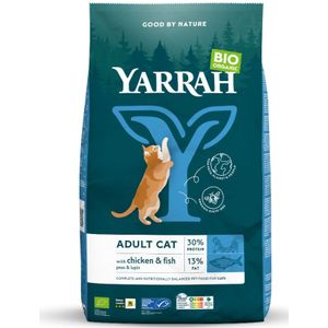 6x Yarrah Bio Kattenvoer Adult Vis 800 gr