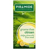 6x Piramide Groene Thee Bio Citroen 20 stuks