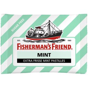6x Fishermansfriend Mint Suikervrij 25 gr