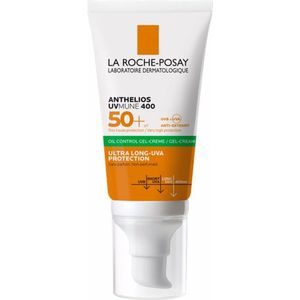 3x La Roche Posay Anthelios Dry Touch Anti-glim Zonnebrand SPF 50+ Gezicht 50 ml