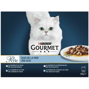Gourmet Perle Mini Filets Multipack Zee Duo in Saus 12 x 85 gr