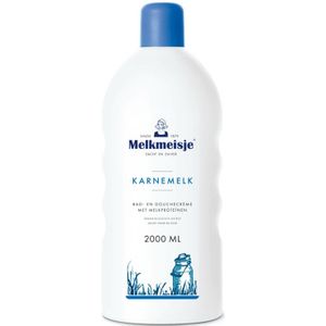 4x Melkmeisje Bad en Douche Creme Karnemelk 2000 ml