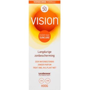 1+1 gratis: Vision Zonnebrand Every Day Sun SPF 50 180 ml