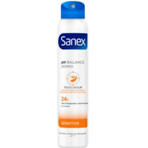 3x Sanex Deodorant Spray Dermo Sensitive 200 ml