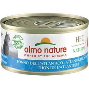 24x Almo Nature HFC Natural Kattenvoer Atlantische Tonijn 70 gr