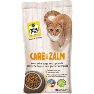 2x VITALstyle Kattenvoer Care Zalm 10 kg