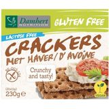 10x Damhert Crackers Haver Glutenvrij Lactosevrij 230 gr