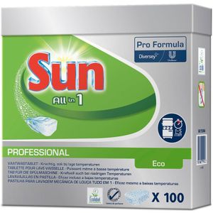 Sun Professional Vaatwastabletten All-in-1 Eco Pro Formula 100 stuks