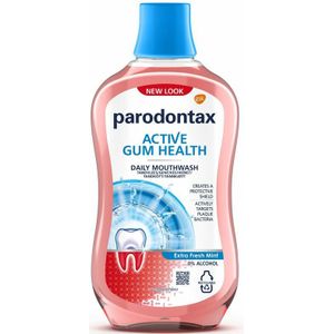 8x Parodontax Active Gum Health Mondwater Extra Fresh 500 ml