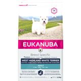 3x Eukanuba Dog Adult West Highland White Terrier Kip 2,5 kg