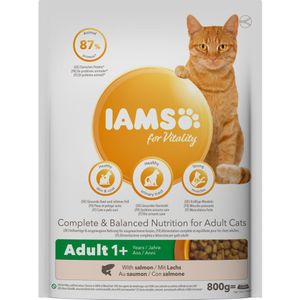 5x Iams Kat Adult Zalm 800 gr