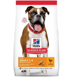 Hill's Science Plan Hondenvoer Adult Medium Light Kip 12 kg