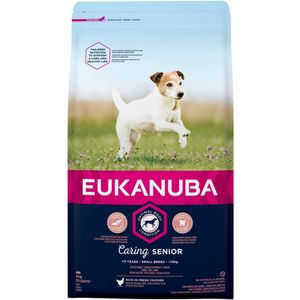 3x Eukanuba Dog Caring Senior Small 3 kg