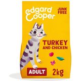 4x Edgard & Cooper Kattenvoer Adult Kalkoen - Kip 2 kg