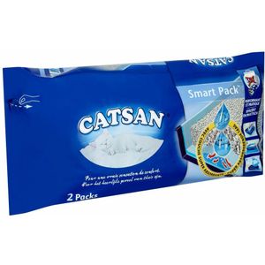 Catsan Hygiene Plus Kattenbakvulling Smartpack 2 x 4 liter