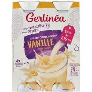 Gerlinea Mijn Maaltijd Afslank Drink Vanille 4 x 236 ml