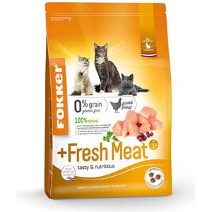 Fokker Fresh Meat Kattenvoer Verse Kip 7 kg