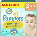 4x Pampers Premium Protection Luiers Maat 3 (6-10 kg) 28 stuks