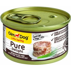 GimDog Little Darling Pure Delight Kip - Rund 85 gr