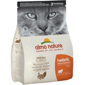 Almo Nature Holistic Maintenance Kattenvoer Kalkoen & Rijst 2 kg