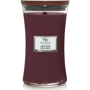 WoodWick Geurkaars Large Black Cherry 611 gr