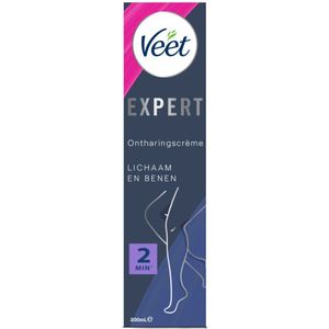 6x Veet Expert Ontharingscrème Benen 200 ml