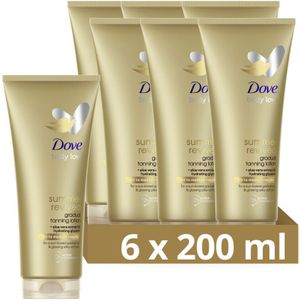 6x Dove Bodylotion DermaSpa Summer Revived Fair 200 ml
