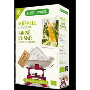 Joannusmolen Maismeel Volkoren Glutenvrij Bio 350 gr